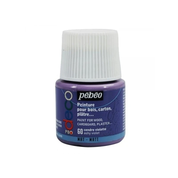 Peinture à Effets Pébéo Déco Matt 60 Cendre Violette 3 Peinture à Effets Pébéo Déco Matt 60 Cendre Violette