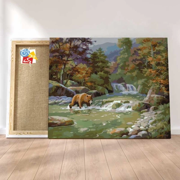 Peinture Par Numéros Peinture Numéro Pêche Au Saumon 3 Peinture Par Numéros Peinture Numéro Pêche Au Saumon