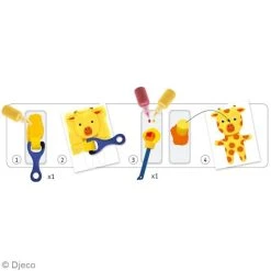 Kit Peinture Peinture à L'éponge Djeco -Creavea Shop peinture a leponge djeco p 4