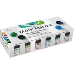 Peinture Fantasy Peinture à Marbrer "Magic Marble"- Couleurs De Base - C. Kreul