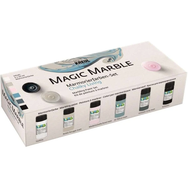 Peinture à marbrer Magic Marble mat Chalky Living kit - C. Kreul Peinture Fantasy Peinture à Marbrer Magic Marble Mat Chalky Living Kit - C. Kreul -Creavea Shop peinture a marbrer magic marble mat chalky living kit c kreul p