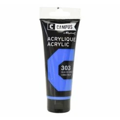 Campus Peinture Acrylique 100 Ml - Bleu De Cobalt N°303