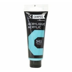 Campus Peinture Acrylique 100 Ml - Bleu Turquoise N°341