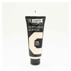 Campus Peinture Acrylique 100 Ml - Jaune Titane Buff N°136