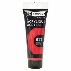 Campus Peinture Acrylique 100 Ml - Rouge Carmin N°617