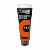 Campus Peinture Acrylique 100 Ml - Rouge De Cadmium Clair N°613 -Creavea Shop peinture acrylique 100 ml rouge de cadmium clair n613 p