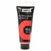 Campus Peinture Acrylique 100 Ml - Rouge De Cadmium Moyen N°616 -Creavea Shop peinture acrylique 100 ml rouge de cadmium moyen n616 p