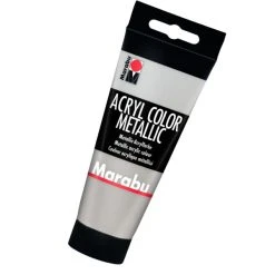 Marabu Peinture Acrylique "AcrylColor" - 100 Ml - Argent