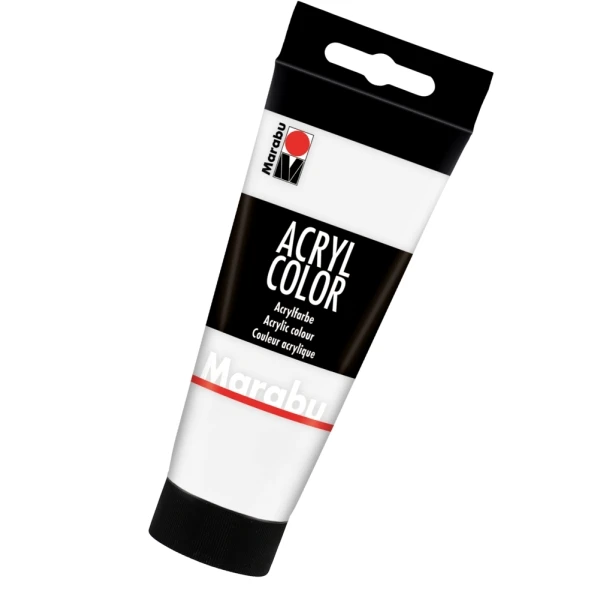 Marabu Peinture Acrylique "AcrylColor" - 100 Ml - Blanc 3 Marabu Peinture Acrylique "AcrylColor" - 100 Ml - Blanc