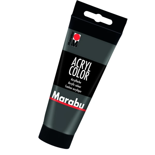 Marabu Peinture Acrylique "AcrylColor" - 100 Ml - Gris Foncé 3 Marabu Peinture Acrylique "AcrylColor" - 100 Ml - Gris Foncé