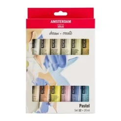 Royal Talens Peinture Acrylique "Amsterdam" Pastel - 12 X 20 Ml