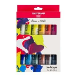 Royal Talens Peinture Acrylique "Amsterdam" Paysage - 12 X 20 Ml