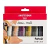 Royal Talens Peinture Acrylique "Amsterdam" Portrait - 6x20 Ml -Creavea Shop peinture acrylique amsterdam portrait 6x20 ml p