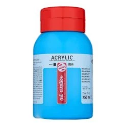 Royal Talens Peinture Acrylique "ArtCreation" - 750 Ml - Bleu Brillant