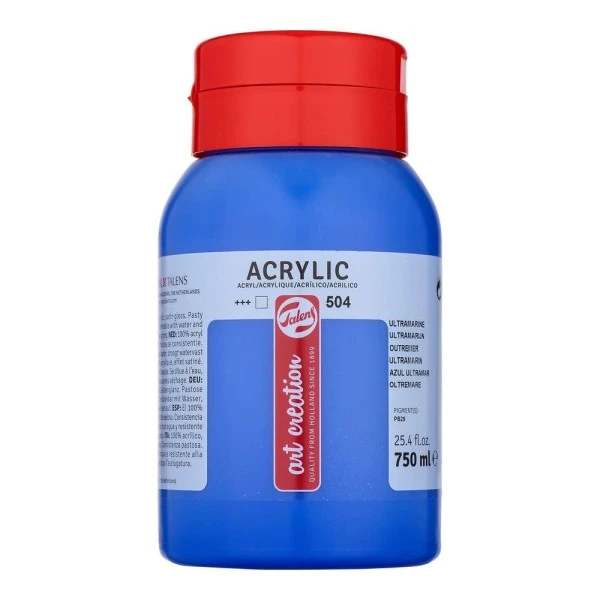 Royal Talens Peinture Acrylique "ArtCreation" - 750 Ml - Bleu Outremer 3 Royal Talens Peinture Acrylique "ArtCreation" - 750 Ml - Bleu Outremer