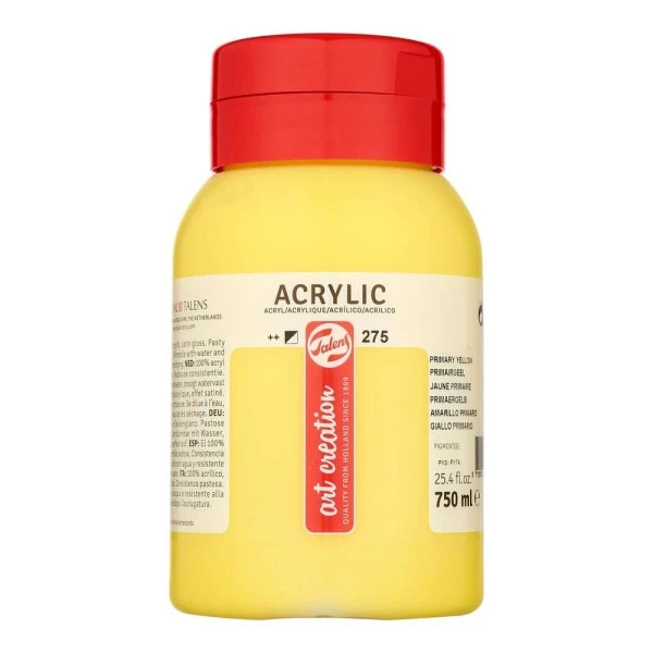 Royal Talens Peinture Acrylique "ArtCreation" - 750 Ml - Jaune Primaire 3 Royal Talens Peinture Acrylique "ArtCreation" - 750 Ml - Jaune Primaire