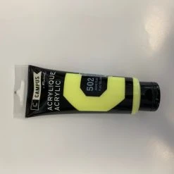 Raphaêl Peinture Acrylique Campus 100 Ml - Jaune Fluo -Creavea Shop peinture acrylique campus 100 ml jaune fluo p 2