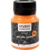 Creativ Company Peinture Acrylique Brillante Peinture Acrylique Creall Studio, Orange (09), Semi Opaque, 500 Ml/ 1 Flacon