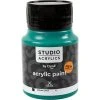 Creativ Company Peinture Acrylique Brillante Peinture Acrylique Creall Studio, Phtalo Green (52), Opaque, 500 Ml/ 1 Flacon -Creavea Shop peinture acrylique creall studio phtalo green 52 opaque 500 ml 1 flacon p