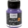 Creativ Company Peinture Acrylique Brillante Peinture Acrylique Creall Studio, Violet (25), Opaque, 500 Ml/ 1 Flacon -Creavea Shop peinture acrylique creall studio violet 25 opaque 500 ml 1 flacon p