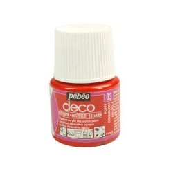 Pébéo Peinture Acrylique D'extérieur Multi-surfaces - Rouge - 45 Ml