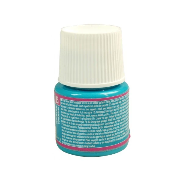 Pébéo Peinture Acrylique D'extérieur Multi-surfaces - Turquoise - 45 Ml 4 Pébéo Peinture Acrylique D'extérieur Multi-surfaces - Turquoise - 45 Ml – Image 2