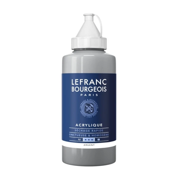 Set Peinture Acrylique Peinture Acrylique En Bidon Argent 750ml - Lefranc & Bourgeois 3 Set Peinture Acrylique Peinture Acrylique En Bidon Argent 750ml - Lefranc & Bourgeois