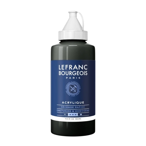 Set Peinture Acrylique Peinture Acrylique En Bidon Noir De Mars 750ml - Lefranc & Bourgeois 3 Set Peinture Acrylique Peinture Acrylique En Bidon Noir De Mars 750ml - Lefranc & Bourgeois