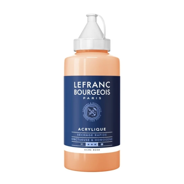 Set Peinture Acrylique Peinture Acrylique En Bidon - Ocre Rose - Lefranc & Bourgeois 3 Set Peinture Acrylique Peinture Acrylique En Bidon - Ocre Rose - Lefranc & Bourgeois