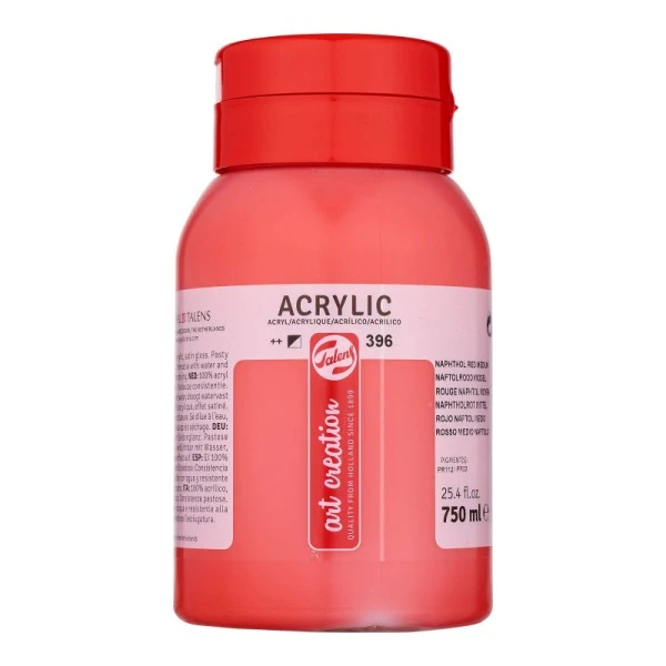 Set Peinture Acrylique Peinture Acrylique En Pot Rouge Naphtol 750ml - Royal Talens 3 Set Peinture Acrylique Peinture Acrylique En Pot Rouge Naphtol 750ml - Royal Talens