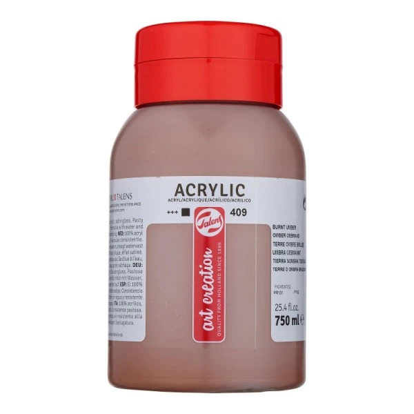 Set Peinture Acrylique Peinture Acrylique En Pot Terre D'ombre Brûlée 750 Ml - Royal Talens 3 Set Peinture Acrylique Peinture Acrylique En Pot Terre D'ombre Brûlée 750 Ml - Royal Talens
