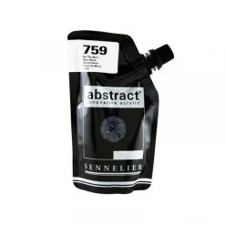 Set Peinture Acrylique Peinture Acrylique En Sachet - Noir De Mars - 500ml - Sennelier