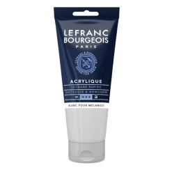 Set Peinture Acrylique Peinture Acrylique En Tube Blanc Pour Mélanges 80ml Lefranc & Bourgeois
