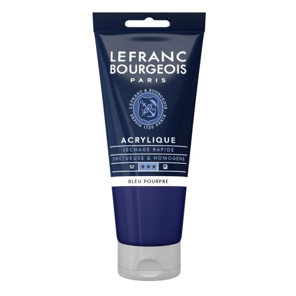 Set Peinture Acrylique Peinture Acrylique En Tube Bleu Pourpre 80ml Lefranc & Bourgeois 3 Set Peinture Acrylique Peinture Acrylique En Tube Bleu Pourpre 80ml Lefranc & Bourgeois