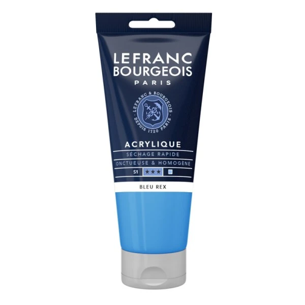 Set Peinture Acrylique Peinture Acrylique En Tube - Bleu Rex - Lefranc & Bourgeois 3 Set Peinture Acrylique Peinture Acrylique En Tube - Bleu Rex - Lefranc & Bourgeois