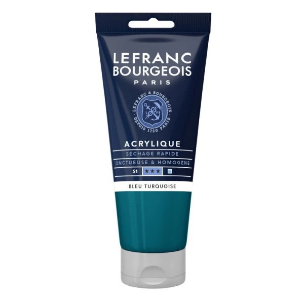 Set Peinture Acrylique Peinture Acrylique En Tube Bleu Turquoise 80ml Lefranc & Bourgeois 3 Set Peinture Acrylique Peinture Acrylique En Tube Bleu Turquoise 80ml Lefranc & Bourgeois