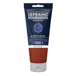 Set Peinture Acrylique Peinture Acrylique En Tube Ocre Rouge 80ml Lefranc & Bourgeois