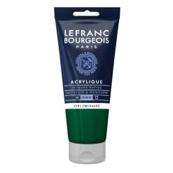 Set Peinture Acrylique Peinture Acrylique En Tube Vert émeraude 80ml Lefranc & Bourgeois