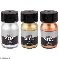 Creativ Company Peinture Acrylique Métallisée - Différents Coloris - 30 Ml
