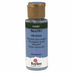 Rayher Peinture Acrylique Tous Usages Mat 59 Ml - Bleu