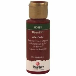 Rayher Peinture Acrylique Tous Usages Mat 59 Ml - Rouge Noir