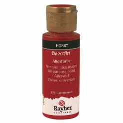 Rayher Peinture Acrylique Tous Usages Mat 59 Ml - Rouge