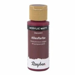 Rayher Peinture Acrylique Tous Usages Mat 59 Ml - Rouge Royal