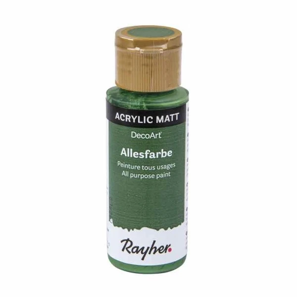 Rayher Peinture Acrylique Tous Usages Mat 59 Ml - Vert Sombre 3 Rayher Peinture Acrylique Tous Usages Mat 59 Ml - Vert Sombre