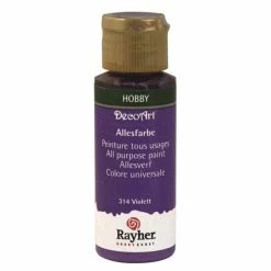 Rayher Peinture Acrylique Tous Usages Mat 59 Ml - Violet