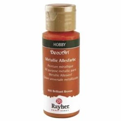 Rayher Peinture Acrylique Tous Usages Métallique 59 Ml - Bronze