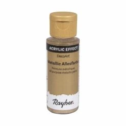 Rayher Peinture Acrylique Tous Usages Métallique 59 Ml - Orange Clair