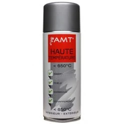 Peinture DecoSpray Peinture Aérosol Haute Température Gris AMT