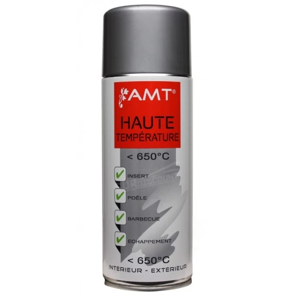 Peinture DecoSpray Peinture Aérosol Haute Température Gris AMT 3 Peinture DecoSpray Peinture Aérosol Haute Température Gris AMT