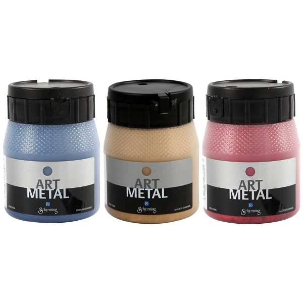 Creativ Company Peinture Acrylique Métallisée Peinture Art Metal - 250 Ml 3 Creativ Company Peinture Acrylique Métallisée Peinture Art Metal - 250 Ml